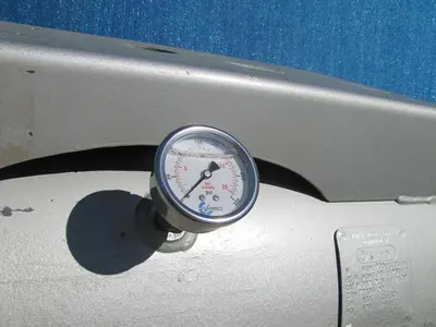 Manchester 60 Gallon Air Tank Vessel 200 PSI with Pressure Gauge for Compressor