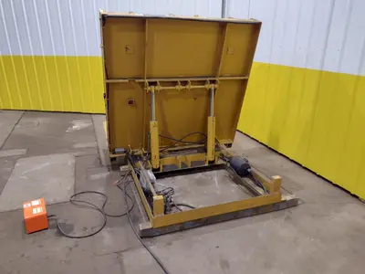 4,000 LB CAPACITY PRESTO ECOA MODEL HTT-C4-90-L-64060 ELECTRO-HYDRAULIC ELEVATING UPENDER: STOCK #19941