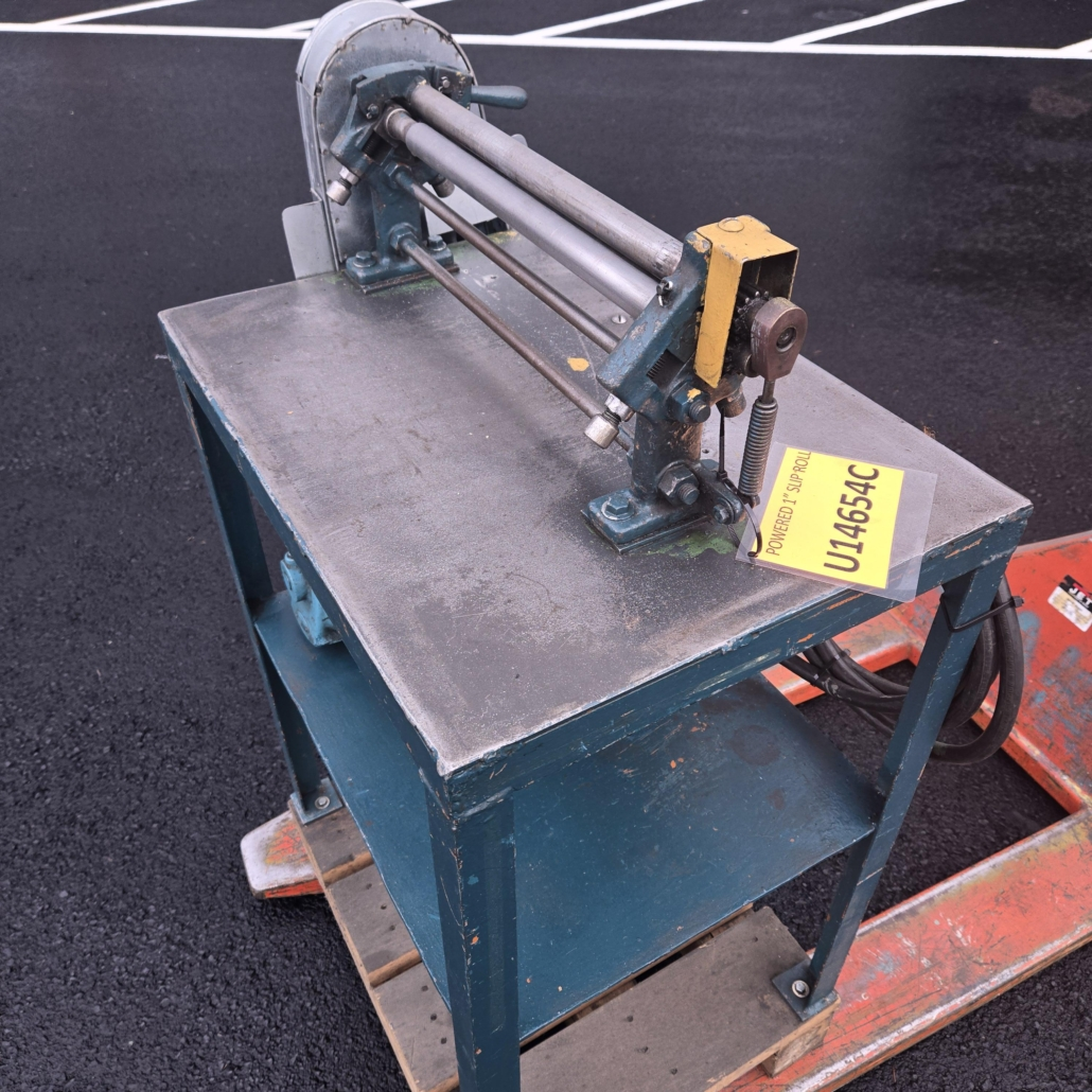 U14654C Used 14″ powered slip roll