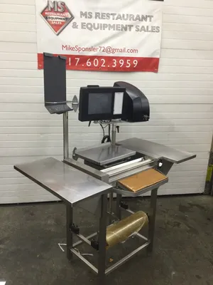 Hobart HWS-4 W/ Access Printer CPU Deli Grocery Scale EPCP-3WM & EPP-3 Working