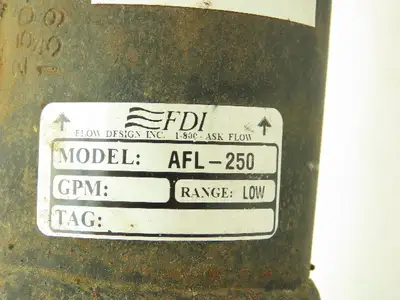 FDI Flow Design AFL-250 Balancing Valve 2-1/2" Flanged Raised Face