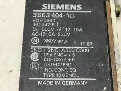 USED SIEMENS 3SE3 404-1G