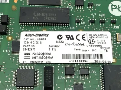Used Allen-Bradley Ser. B DeviceNet PCI Communication Interface Card Network Cards Michigan US | Maverick Industrial Sales #1401974
