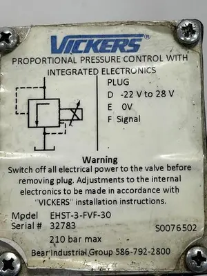 USED VICKERS EHST-3-FVF-30