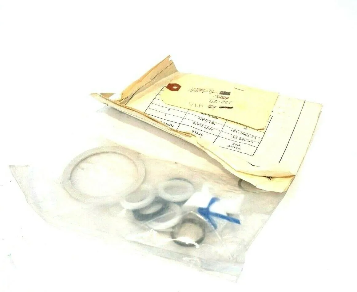 NEW DEZURIK DZ-861 PERMASEAL SEAT REPLACEMENT KIT
