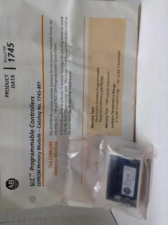New | in-Stock ALLEN-BRADLEY 1745-M1 SERIES B Memory Ohio US | Surplus Asset Holdings #1235884