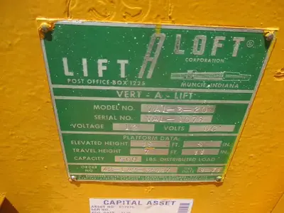 USED LIFT-A-LOFT VAL-3-20