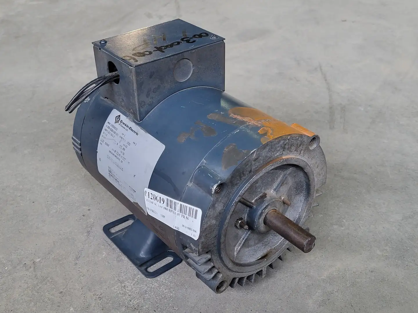 Used FRANKLIN ELECTRIC 1302840102 Motors (misc) British Columbia CA | Lenmark #246702