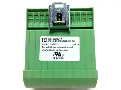 Used Phoenix Contact VIP-3/SC/D25SUB/F/LED,2322210 Terminal Blocks Michigan US | Maverick Industrial Sales #1493367