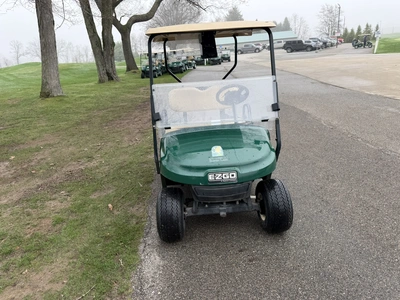 (1) 2017 E-Z-Go golf cart with a Kawasaki gas engine, model 625111G01, does not include Club canopy ...