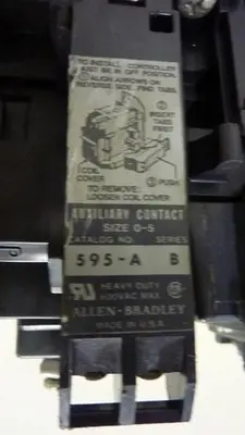 USED ALLEN BRADLEY 500-COD930 SER A