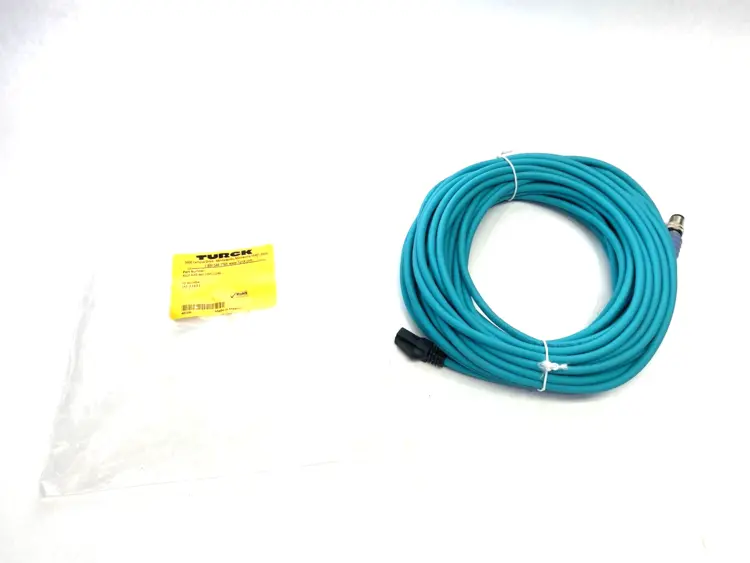 New | in-Stock Turck Double-End Ethernet Cordset, D-Coded, U2-22611 Cable & Wire Michigan US | Maverick Industrial Sales #1393135
