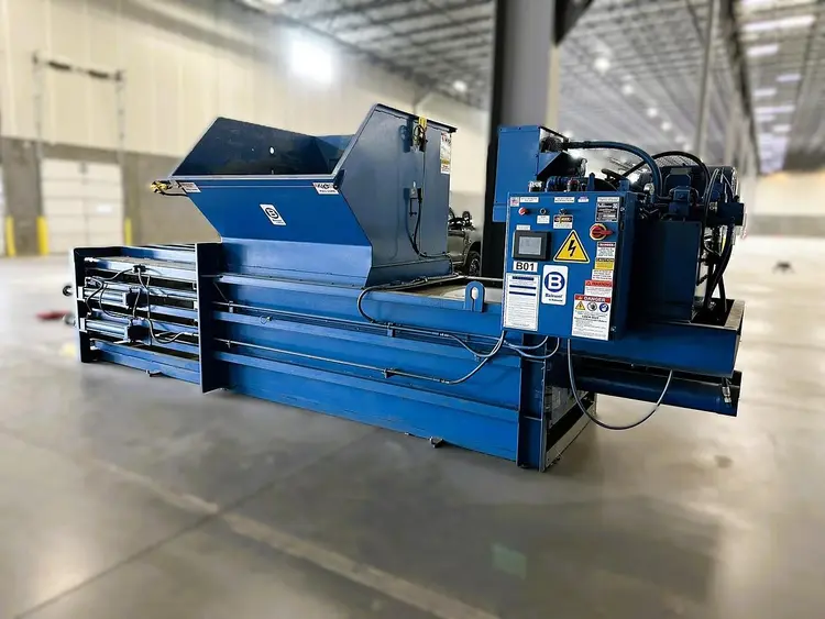 New | in-Stock 2026 BALEMASTER 1772-AO WIDE MOUTH CLOSED DOOR BALER Balers Indiana US | Black River Trading #1059718