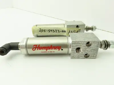Humphrey 6-BFS-1 Double Acting Pneumatic Air Cylinder 1" Stroke Lot of 8