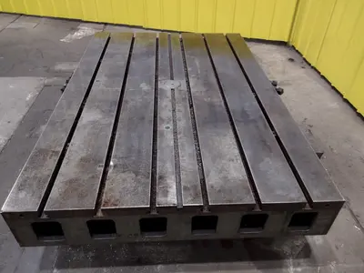 48" X 72" T-SLOTTED POWERED ROTARY TABLE: STOCK #19474