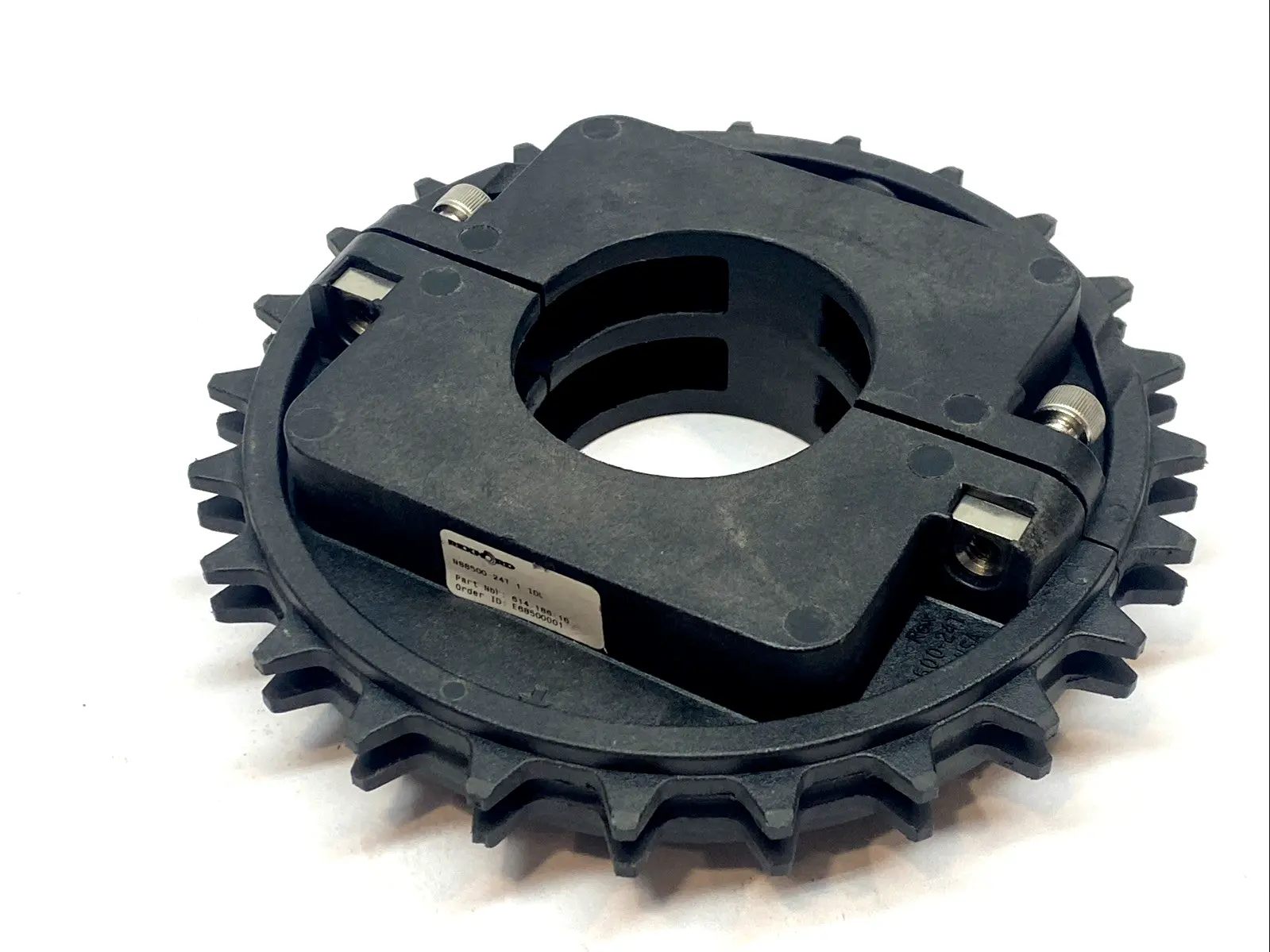 USED REXNORD 2IN I PA MOLDED NYLON SPLIT SPROCKET 24T 2" BORE IDLER
