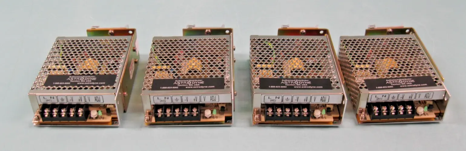 Lot (4) Astrodyne AS-40-24/DRL Enclosed Power Supply 40 Watt B9