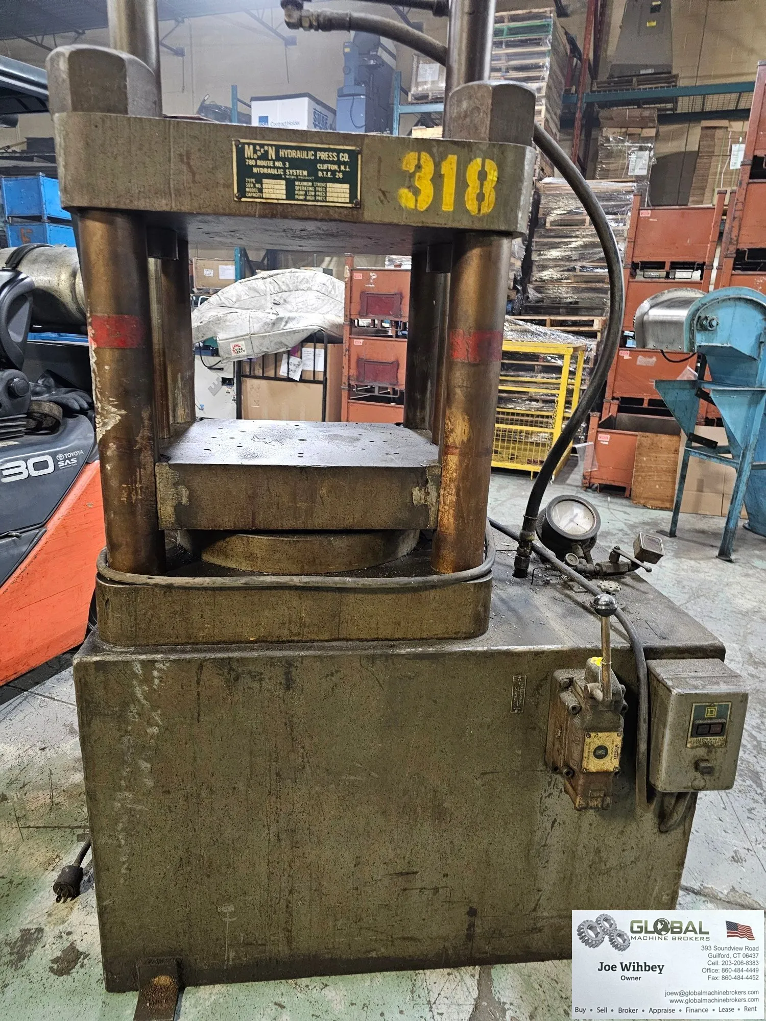 Modern Hydraulic Press 300T Hobbing Stamping Press Model 1A-300