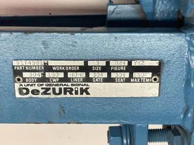 Used DEZURIK 9174561 Pump & Valve Parts Ohio US | Surplus Asset Holdings #1495550
