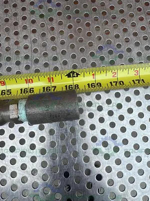 Unbranded 168" Stainless Steel Hose w/ Male to Female Threaded Fitting