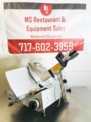 Bizerba GSP-H 2015 Manual Meat Cheese Deli Slicer W/ Sharpener Fully Refurbished
