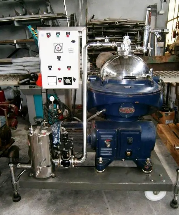 IMMA Media self-cleaning wine clarifier, 316SS.