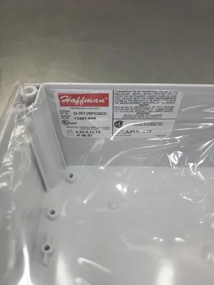 HOFFMAN Q-20129PCDCC Non-Metallic QLINE D ENCLOSURE. 4E-33