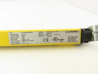 Schmersal Safety Light Curtain Receiver Has Some Scratches End Cap Is Broken