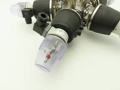 Swagelok Georg Fischer 5-Way Stainless Steel Diaphragm Valve & Actuators Assy