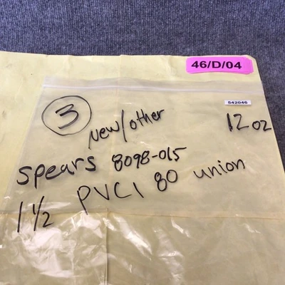 New | in-Stock Spears 8098-015 Valves/Fittings California US | Davliegogo LLC #1709767