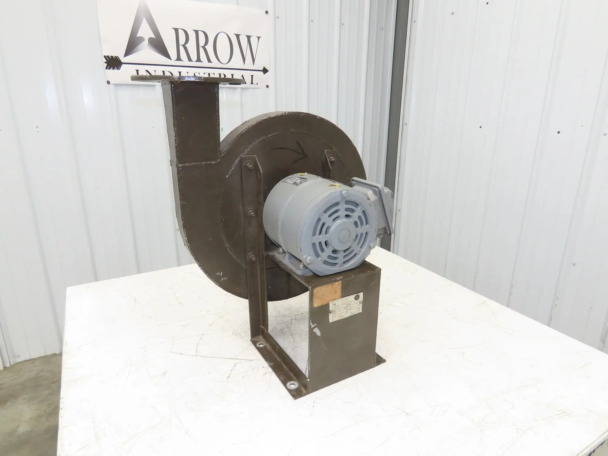 ILG 75-17 High Pressure Blower 1.5Hp Backward Incline IN 5" Out 3.5" Square