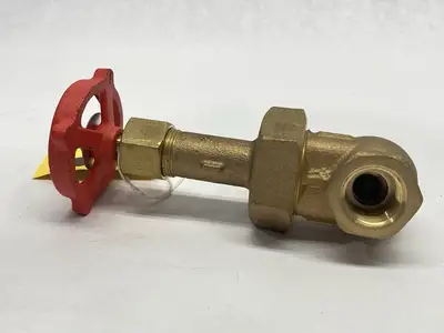 USED MILWAUKEE VALVE BRONZE GATE VALVE 150SWP 300WOG 1/2"