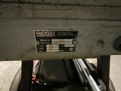 Used RIDGID _UNKNOWN_ Pipe Threaders Wisconsin US | ISP Equipment Group #1319084