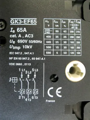 USED Telemecanique GK3-EF65