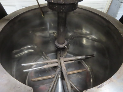 100 gallon Union Process Attritor, Stainless Steel, Jacketed