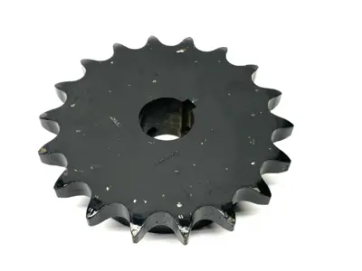 USED BROWNING ROLLER CHAIN SPROCKET 18 TEETH 3/4" PITCH SHELFWARE
