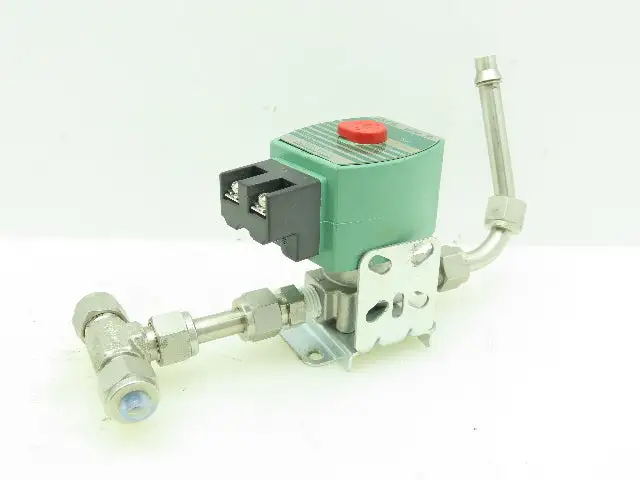 Asco Red-Hat OFKB8262H188VMB Numatic Solenoid Valve SS 2-Way 1/4"NPT 70PSI 24VDC