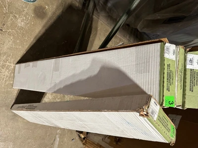 Lot of 4 cases Cap A Tread Useppa Island Oak/Firview Lookout/Grovetown 47 in. L x 7.37 in. W x 12.7 mm T Vinyl Overlay Stair Reversible Riser customer return see pictures
