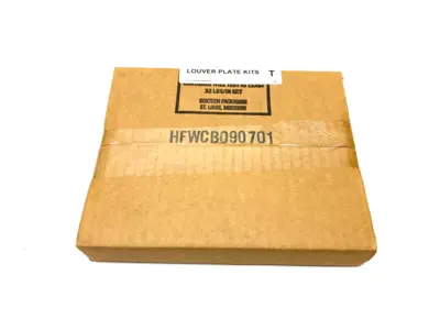 NEW HUBBELL WIEGMANN LOUVER VENT PLATE KIT 4.75 X 4.50