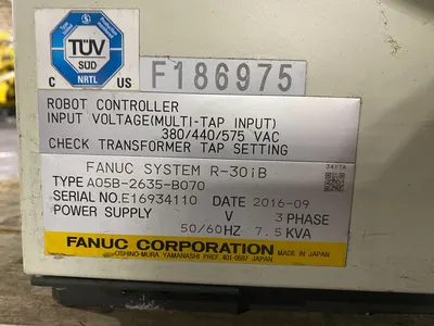 USED FANUC R-2000iC/210F + R-30iB