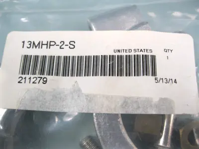 Lot (2) 2" Tri-Clover 13MHP-2-S High Pressure SS Sanitary Tri-Clamp NEW L20
