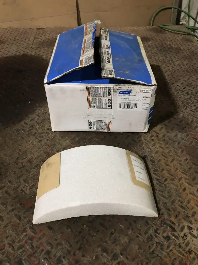 Norton 38A46-E12VBEP Surface Grinding Segment 2-1/8″ X 11″ X 6″ -NIB of 5