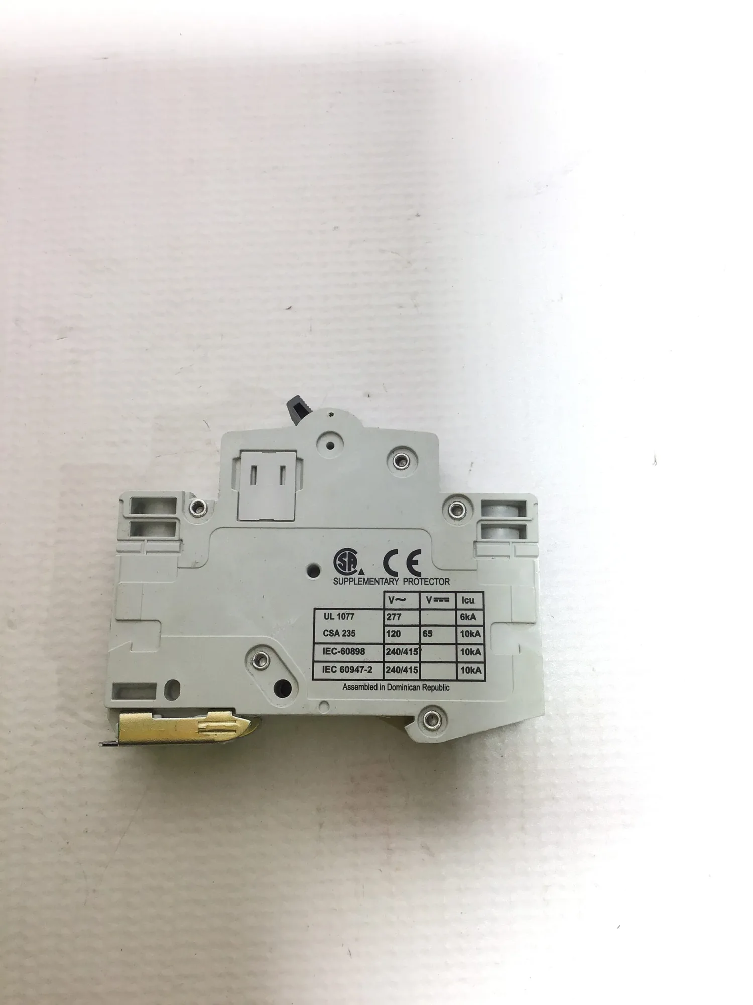 Eaton Cutler-Hammer WMS1D03 Supplementary Protector