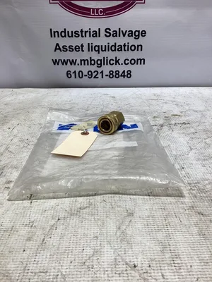 Eaton 1/2″ Brass Hydraulic Quick Connect Hose Coupling; ST Series