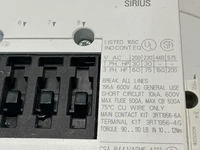 USED SIEMENS 3RT1056-6AF36