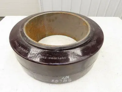 Superior Tire 18x7x12-1/8 Press-On Forklift Tire Polyurethane Smooth Cushothane