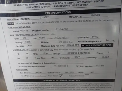 Used CINCINNATI WAF12 Miscellaneous MRO Ohio US | HGR 24 #1005763