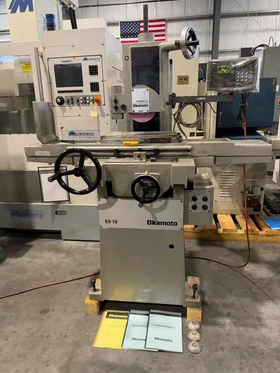 Used 2018 OKAMOTO E6-18 Reciprocating Surface Grinders Florida US | GMT #1725028