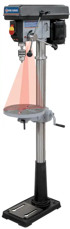 New | in-Stock KING CANADA KC-116FN Drill Press (Woodworking) British Columbia CA | Lenmark #255175