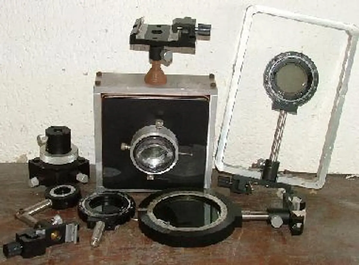 QTY. 1. ONE LOT SPECTROMETER PARTS CONSISTING OF: ...